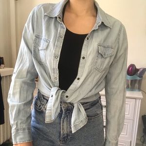 Button Up Long Sleeved Shirt